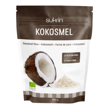 Sukrin Kookosjauho, rasvaa vähennetty 400g pakkaus