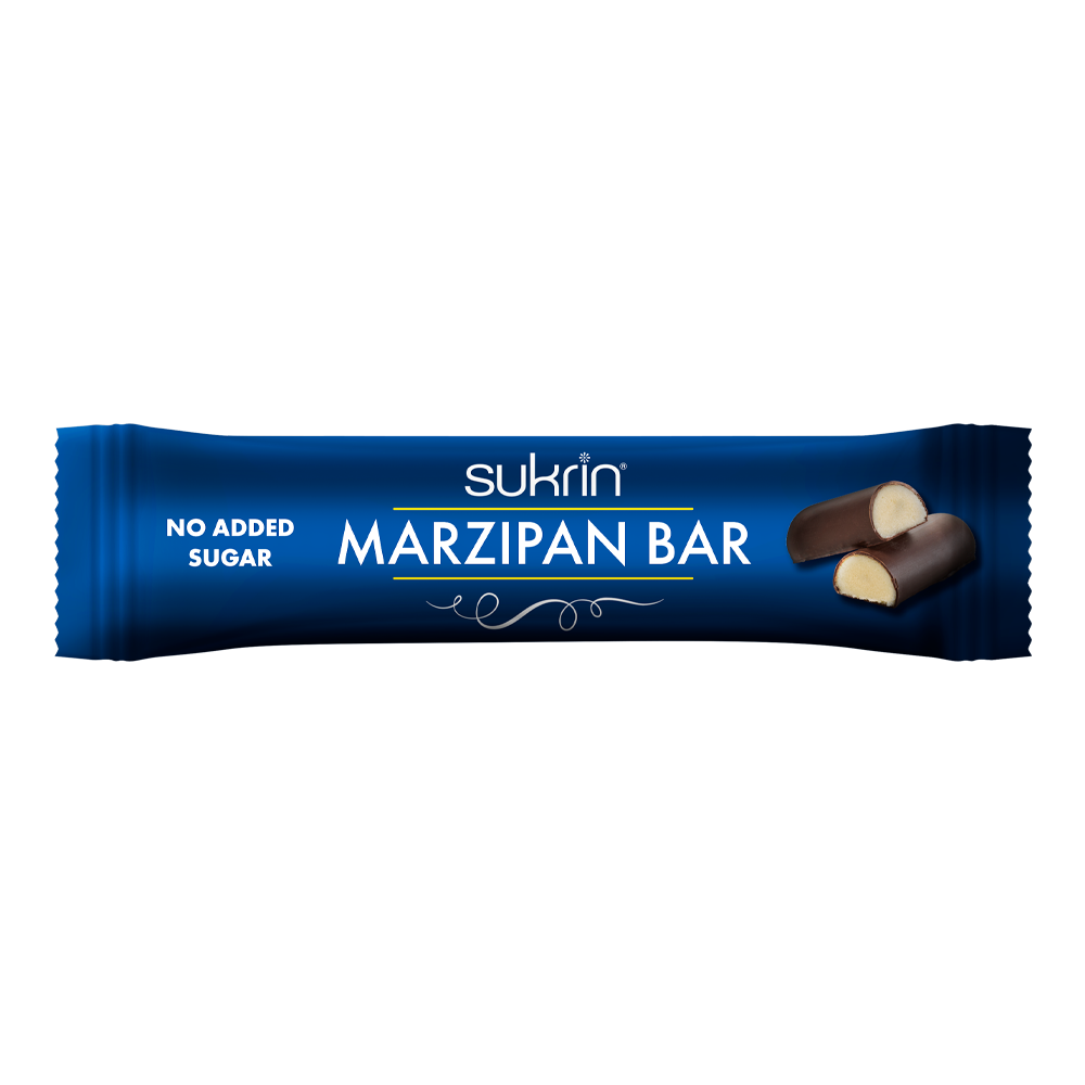 Sukrin Marsipaanipatukka 38g pakkaus Sukrin Marsipaanipatukka 38g pakkaus