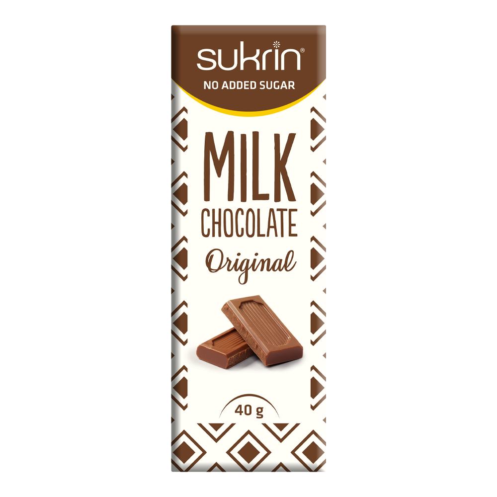 Sukrin Maitosuklaa 40g pakkaus Sukrin Maitosuklaa 40g pakkaus