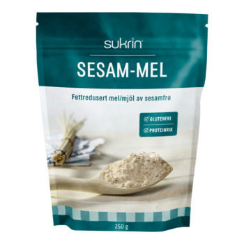 Sukrin Seesamjauho, rasvaa vähennetty 250g pakkaus