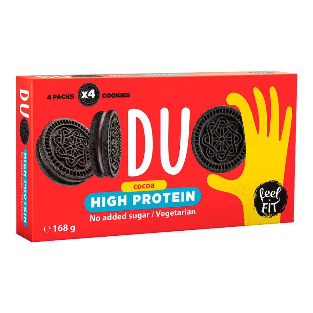duo-protein Feel FIT Duo proteiinitäytekeksit 168g - Image 1