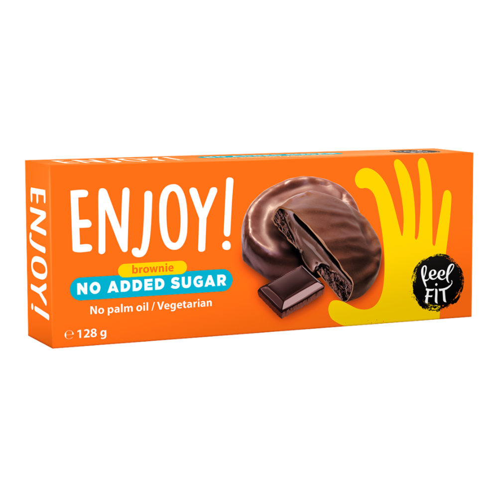 enjoy-brownie Feel FIT Enjoy! Brownie -keksit 128g - Image 1