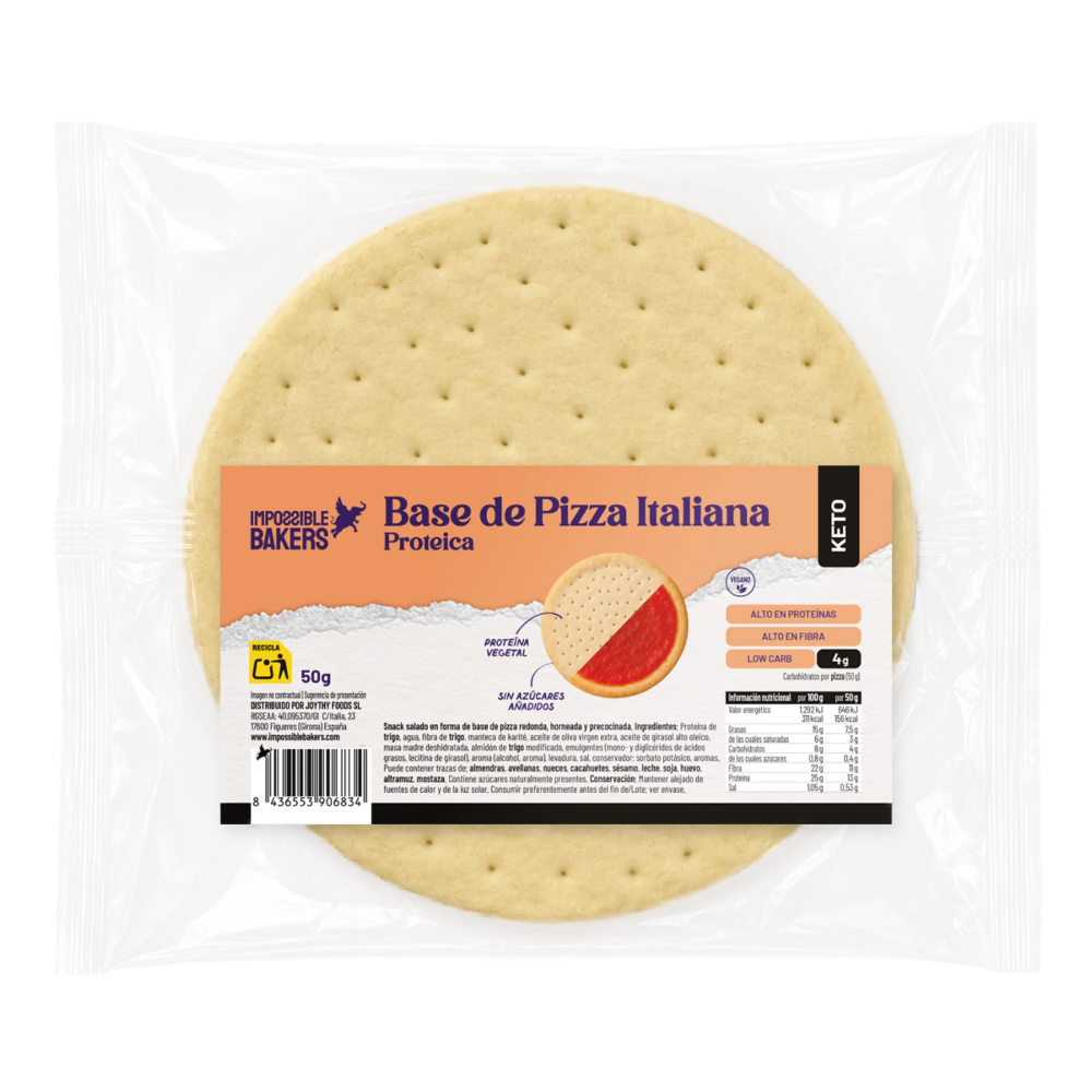 italian-pizza-base-1 Impossible Bakers Minipizzapohja 50g - Image 1